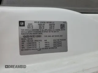 2012 Chevrolet Express Passenger 1LT z VIN 1GAZG1FA7C1125691, wystawiony jako Copart lot #72529024 z przebiegiem 256 684 mil mil oraz Szkoda całkowita • Salvage title. Historia ofert i sprzedaży dostępna na DreamBid. Obrazek 13.