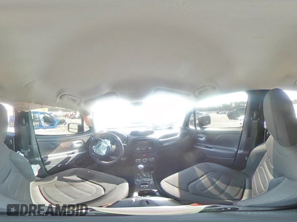 2017 Jeep Renegade Altitude with VIN ZACCJBBH6HPG29616, listed as a Copart auction lot 48911005 with 121,526 mi miles and Salvage title. Bid and sale history available at DreamBid. Image 13.