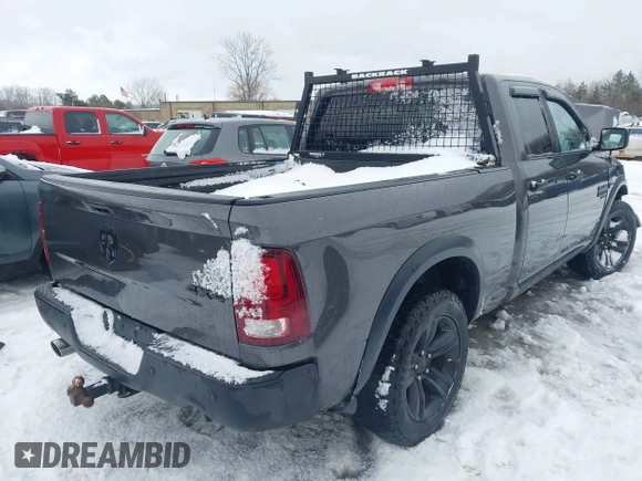 2021 Ram 1500 Classic Warlock with VIN 1C6RR7GT8MS510233, listed as a IAAI auction lot 41419310 with 58,883 mi miles. Bid and sale history available at carsss.com. Image 4.