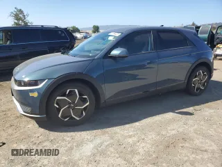 2022 Hyundai Ioniq 5 SEL with VIN KM8KN4AE1NU062482, listed as a Copart auction lot 61194025 with 44,865 mi miles and Salvage title. Bid and sale history available at DreamBid. Image 1.