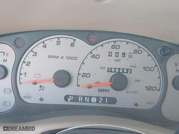 2003 Ford Ranger XL Fleet with VIN 1FTZR45E33PA88529, listed as a IAAI auction lot 40627217 with 96,282 mi miles. Bid and sale history available at carsss.com. Image 7.