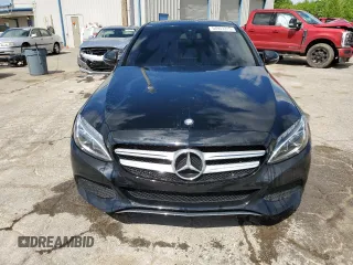 2017 Mercedes-Benz C 300 with VIN 55SWF4KB6HU184659, listed as a Copart auction lot 54953315 with 61,337 mi miles and Salvage Title. Bid and sale history available at DreamBid. Image 5.