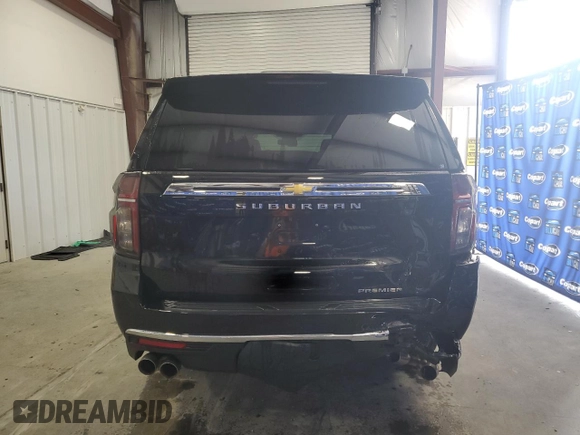 2024 Chevrolet Suburban Premier with VIN 1GNSCFKDXRR183166, listed as a Copart auction lot 56149744 with 4,321 mi miles and Clean title. Bid and sale history available at DreamBid. Image 6.