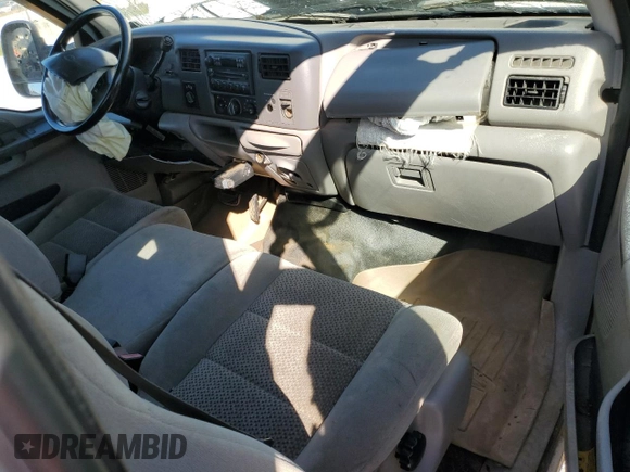 2001 Ford Super Duty F-250 XL with VIN 3FTNX21F11MA23253, listed as a Copart auction lot 79807344 with 194,284 mi miles and Salvage Title. Bid and sale history available at carsss.com. Image 8.