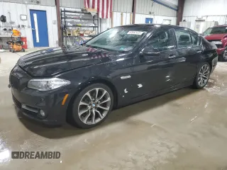 2016 BMW 5 Series 528i xDrive with VIN WBA5A7C53GG146863, listed as a Copart auction lot 52682925 with 162,383 mi miles and Salvage Title. Bid and sale history available at carsss.com. Image 1.