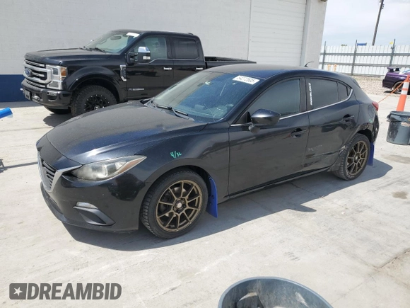 2014 Mazda 3 i Touring with VIN JM1BM1L74E1148214, listed as a Copart auction lot 54272605 with 158,278 mi miles and Salvage title. Bid and sale history available at DreamBid. Image 1.
