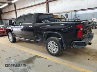 2021 Chevrolet Silverado 3500HD High Country with VIN 1GC4YVEY3MF232682, listed as a Copart auction lot 84531884 with 76,754 mi miles and Salvage Title. Bid and sale history available at DreamBid. Image 2.