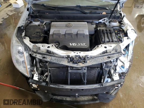2010 Cadillac SRX Premium Collection with VIN 3GYFNFEY5AS581805, listed as a Copart auction lot 48716805 with 102,877 mi miles and Salvage title. Bid and sale history available at DreamBid. Image 11.