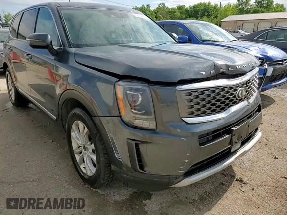 2020 Kia Telluride LX with VIN 5XYP2DHC6LG023733, listed as a Copart auction lot 59102625 with 99,279 mi miles and Salvage title. Bid and sale history available at DreamBid. Image 14.