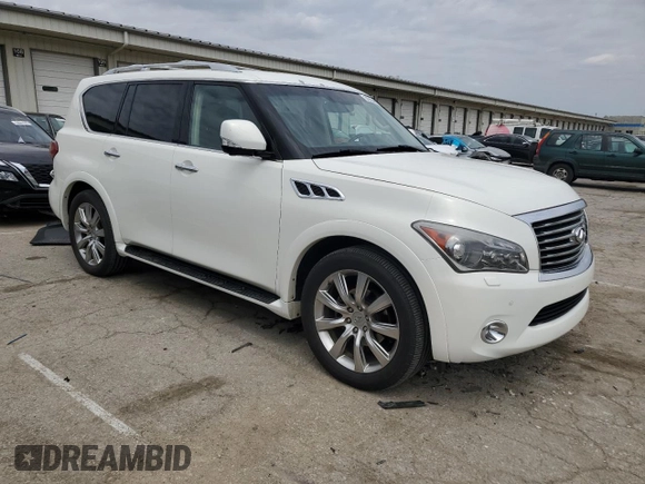 2011 Infiniti QX56 8-passenger z VIN JN8AZ2NC7B9300341, wystawiony jako Copart lot #52969675 z przebiegiem 146 118 mil mil oraz Szkoda całkowita • Salvage title. Historia ofert i sprzedaży dostępna na DreamBid. Obrazek 4.