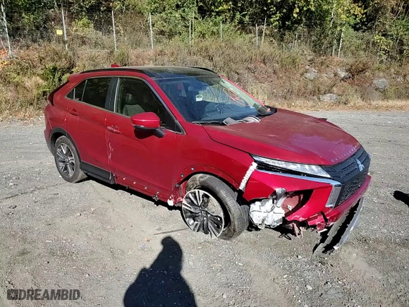2023 Mitsubishi Eclipse Cross SE with VIN JA4ATWAA5PZ042962, listed as a Copart auction lot 76083324 with 11,104 mi miles and Salvage Title. Bid and sale history available at carsss.com. Image 12.