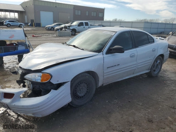 2002 Pontiac Grand Am SE with VIN 1G2NE52T51M550935, listed as a Copart auction lot 43077585 with 180,350 mi miles and Salvage Title. Bid and sale history available at carsss.com. Image 1.