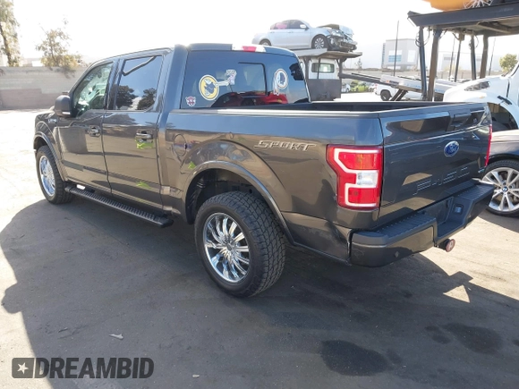 2020 Ford F-150 XL with VIN 1FTEW1C40LKE25140, listed as a IAAI auction lot 41708042 with 26,676 mi miles. Bid and sale history available at carsss.com. Image 3.