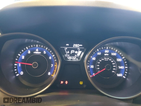 2015 Hyundai Elantra SE with VIN 5NPDH4AE9FH619848, listed as a Copart auction lot 54299825 with 49,432 mi miles and Salvage Title. Bid and sale history available at DreamBid. Image 9.