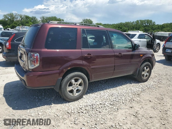 2007 Honda Pilot EX-L z VIN 5FNYF18577B007448, wystawiony jako Copart lot #58247885 z przebiegiem 167 628 mil mil oraz Czysty tytuł • Clean title. Historia ofert i sprzedaży dostępna na DreamBid. Obrazek 3.