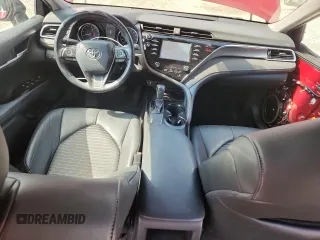 2018 Toyota Camry LE with VIN 4T1B11HK5JU588145, listed as a Copart auction lot 59882425 with 196,792 mi miles and Salvage title. Bid and sale history available at DreamBid. Image 8.