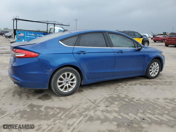 2017 Ford Fusion S with VIN 3FA6P0G70HR328982, listed as a Copart auction lot 51599725 with 97,811 mi miles and Clean Title. Bid and sale history available at carsss.com. Image 3.