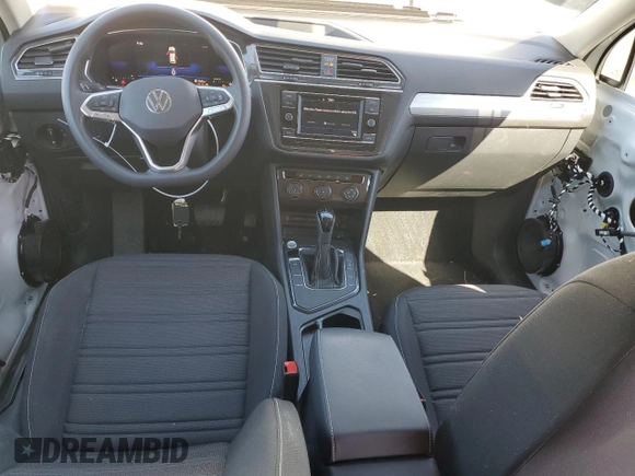 2023 Volkswagen Tiguan S with VIN 3VVRB7AX2PM119666, listed as a Copart auction lot 49567175 with 21,065 mi miles and Salvage title. Bid and sale history available at DreamBid. Image 8.