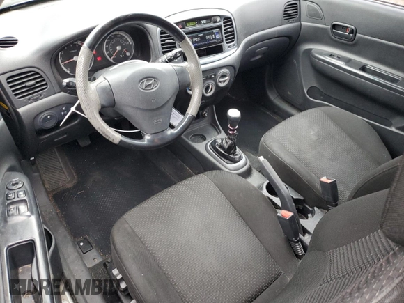 2008 Hyundai Accent SE with VIN KMHCN36C78U068877, listed as a Copart auction lot 46118385 with 159,615 mi miles and Salvage Title. Bid and sale history available at carsss.com. Image 8.