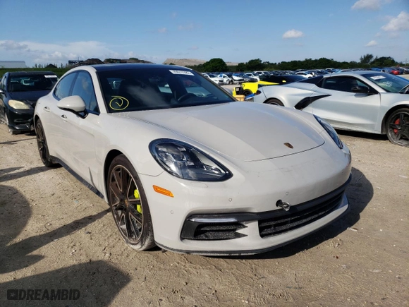 2018 Porsche Panamera 4S with VIN WP0AB2A73JL135379, listed as a Copart auction lot 49019382 with 25,443 mi miles. Bid and sale history available at carsss.com. Image 1.