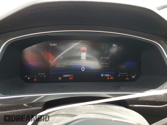 2024 Volkswagen Tiguan S с VIN 3VVRB7AX0RM068557, выставлен на аукционе Copart как лот 52152045 с пробегом 26 057 миль миль и Списание • Salvage title. История ставок и продаж доступна на DreamBid. Изображение 9.