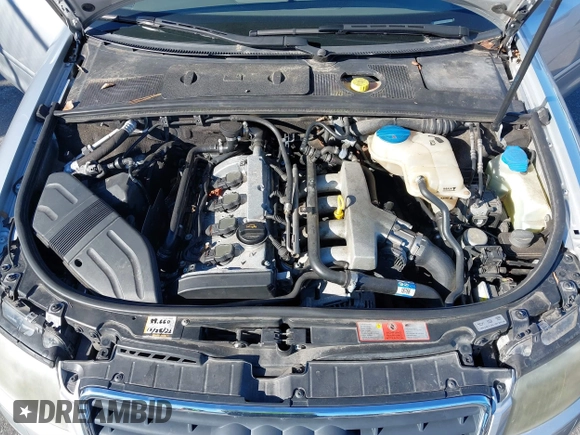 2005 Audi A4 1.8T with VIN WAUAC48H45K016501, listed as a IAAI auction lot 41420010 with 93,228 mi miles. Bid and sale history available at carsss.com. Image 10.