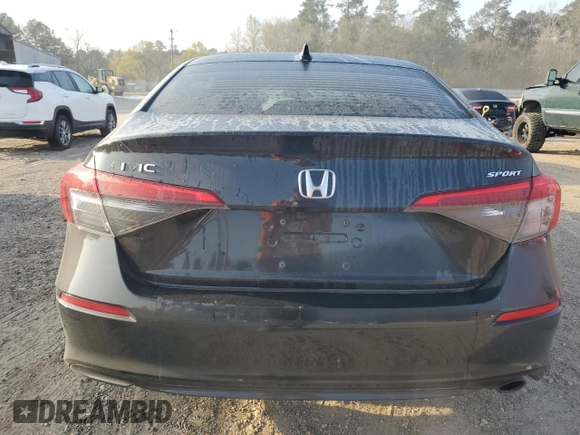 2022 Honda Civic Sport with VIN 2HGFE2F58NH533891, listed as a Copart auction lot 48955885 with 96,533 mi miles and Salvage Title. Bid and sale history available at carsss.com. Image 6.