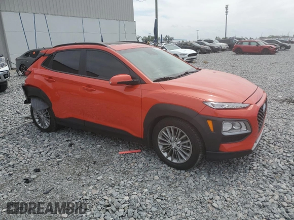 2020 Hyundai Kona SEL Plus with VIN KM8K62AA7LU558429, listed as a Copart auction lot 50359095 with 44,432 mi miles and Salvage Title. Bid and sale history available at carsss.com. Image 4.