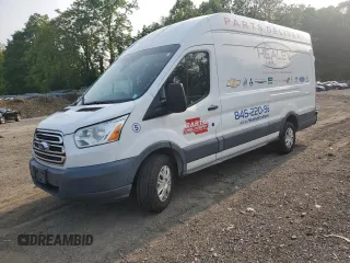 2016 Ford Transit z VIN 1FTYR3XV8GKA42975, wystawiony jako Copart lot #59125755 z przebiegiem Nie podano mil oraz Czysty tytuł • Clean title. Historia ofert i sprzedaży dostępna na DreamBid. Obrazek 1.