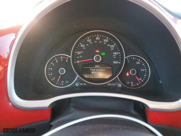 2012 Volkswagen Beetle 2.5L PZEV with VIN 3VWJP7AT5CM629916, listed as a Copart auction lot 85738894 with 93,172 mi miles and Clean Title. Bid and sale history available at carsss.com. Image 9.