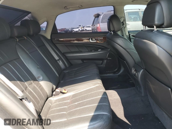 2012 Hyundai Equus Signature with VIN KMHGH4JHXCU051341, listed as a Copart auction lot 46582205 with 161,776 mi miles and Clean title. Bid and sale history available at DreamBid. Image 10.