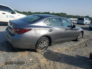 2018 Infiniti Q50 Luxe z VIN JN1EV7AP3JM350828, wystawiony jako Copart lot #56943575 z przebiegiem 39 686 mil mil oraz Szkoda całkowita • Salvage title. Historia ofert i sprzedaży dostępna na DreamBid. Obrazek 3.