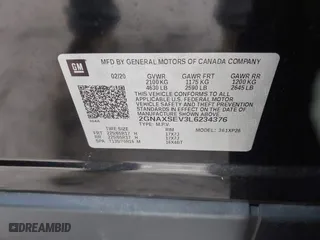 2020 Chevrolet Equinox LS with VIN 2GNAXSEV3L6234376, listed as a IAAI auction lot 40785996 with 68,263 mi miles. Bid and sale history available at carsss.com. Image 9.