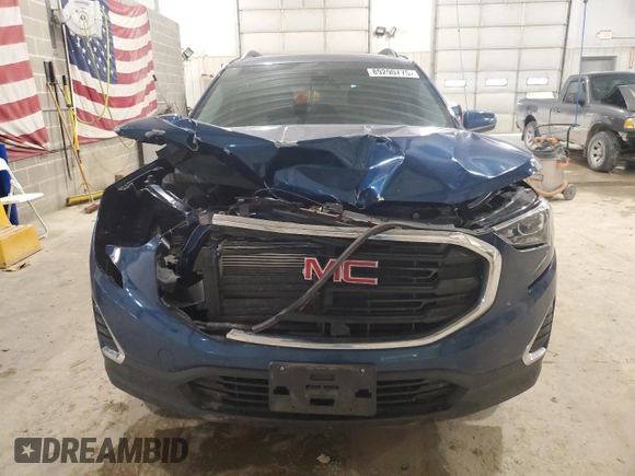 2020 GMC Terrain SLE with VIN 3GKALTEV3LL293695, listed as a Copart auction lot 89290775 with 66,658 mi miles and Salvage Title. Bid and sale history available at carsss.com. Image 5.