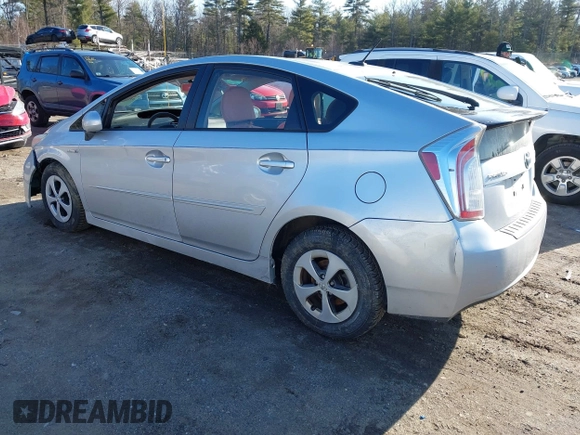 2013 Toyota Prius One with VIN JTDKN3DU8D5564853, listed as a IAAI auction lot 41973459 with 160,391 mi miles. Bid and sale history available at carsss.com. Image 3.