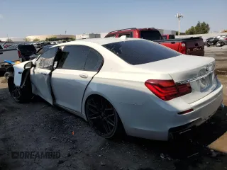 2014 BMW 7 Series ALPINA B7 with VIN WBAYE8C5XED136210, listed as a Copart auction lot 63688334 with 0 mi miles and Salvage Title. Bid and sale history available at carsss.com. Image 2.