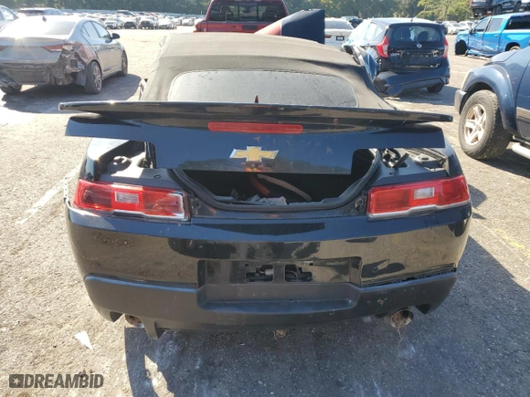 2015 Chevrolet Camaro LT with VIN 2G1FD3D34F9180286, listed as a Copart auction lot 82373844 with 0 mi miles and Clean Title. Bid and sale history available at carsss.com. Image 6.