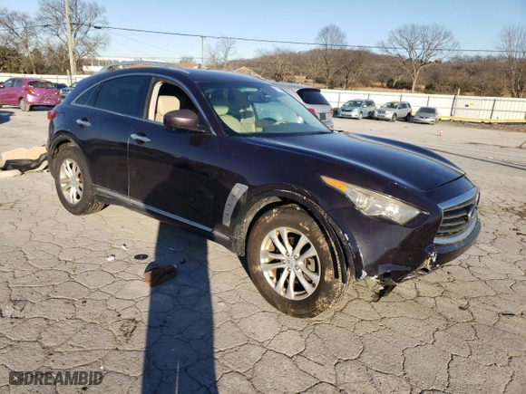 2012 Infiniti FX35 with VIN JN8AS1MW9CM153920, listed as a Copart auction lot 89092825 with 82,266 mi miles and Salvage Title. Bid and sale history available at carsss.com. Image 4.