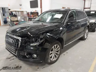 2013 Audi Q5 Premium with VIN WA1CFAFP1DA008107, listed as a IAAI auction lot 40847282 with 168,183 mi miles. Bid and sale history available at carsss.com. Image 2.