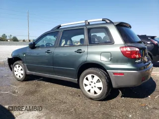 2005 Mitsubishi Outlander LS with VIN JA4LX31F65U020745, listed as a Copart auction lot 86270664 with 76,633 mi miles and Salvage Title. Bid and sale history available at carsss.com. Image 2.