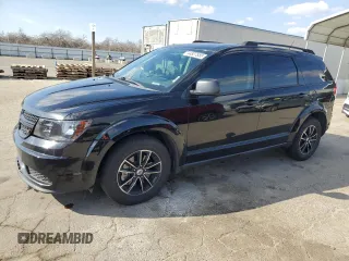 2018 Dodge Journey SE with VIN 3C4PDCAB6JT384195, listed as a Copart auction lot 44827885 with 103,129 mi miles and Salvage Title. Bid and sale history available at DreamBid. Image 1.