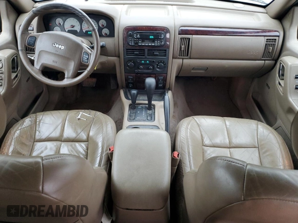 2001 Jeep Grand Cherokee Limited with VIN 1J4GW58N21C500181, listed as a Copart auction lot 49620415 with 150,256 mi miles and Salvage Title. Bid and sale history available at carsss.com. Image 8.
