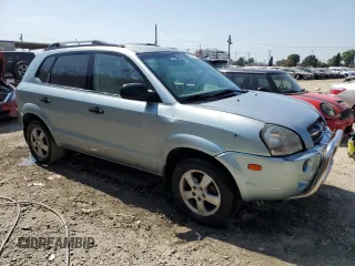 2007 Hyundai Tucson GL with VIN KM8JM72B97U574675, listed as a Copart auction lot 50367775 with 191,883 mi miles and Clean Title. Bid and sale history available at carsss.com. Image 4.