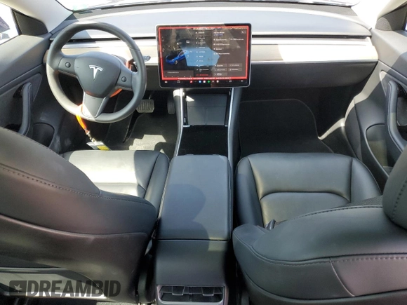 2020 Tesla Model 3 Long Range with VIN 5YJ3E1EB4LF744575, listed as a Copart auction lot 50202375 with 61,357 mi miles and Salvage Title. Bid and sale history available at carsss.com. Image 8.
