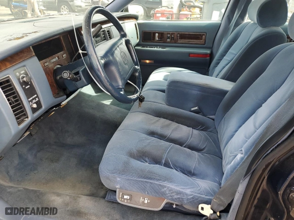 1996 Cadillac Fleetwood with VIN 1G6DW52P7TR700057, listed as a Copart auction lot 49994225 with 115,819 mi miles and Clean Title. Bid and sale history available at carsss.com. Image 7.