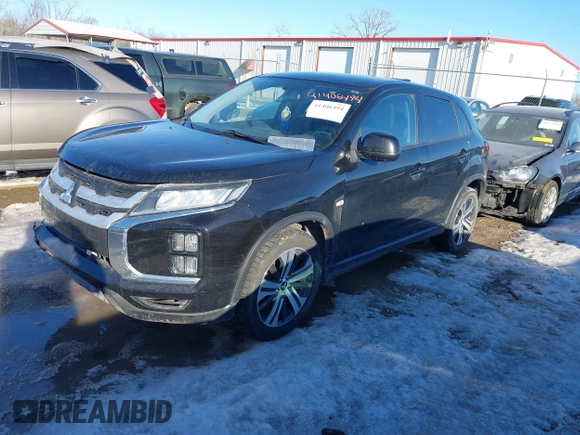 2020 Mitsubishi Outlander Sport ES 2.0 with VIN JA4AR3AU2LU013109, listed as a IAAI auction lot 41406494 with 160,936 mi miles. Bid and sale history available at carsss.com. Image 17.
