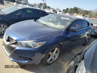 2016 Nissan Maxima S z VIN 1N4AA6AP3GC902446, wystawiony jako Copart lot #48993185 z przebiegiem 104 453 mil mil oraz Szkoda całkowita • Salvage title. Historia ofert i sprzedaży dostępna na DreamBid. Obrazek 1.
