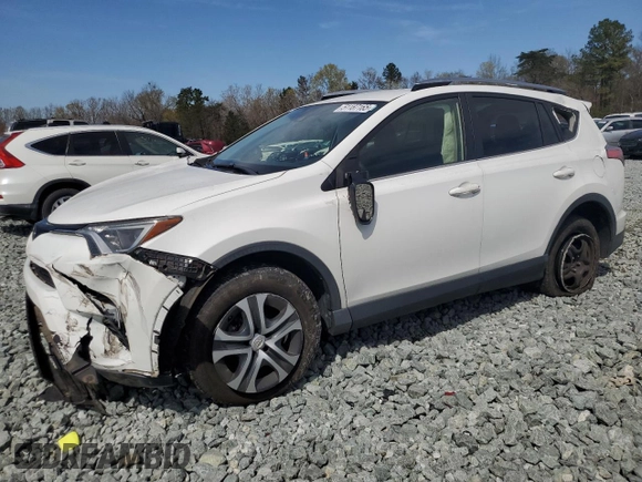 2018 Toyota RAV4 LE with VIN JTMZFREV1JJ209984, listed as a Copart auction lot 51187165 with 101,750 mi miles and Salvage Title. Bid and sale history available at carsss.com. Image 1.