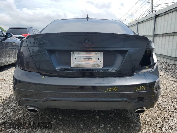 2015 Mercedes-Benz C 350 with VIN WDDGJ8JB9FG398342, listed as a Copart auction lot 56608885 with 93,116 mi miles and Salvage title. Bid and sale history available at DreamBid. Image 6.