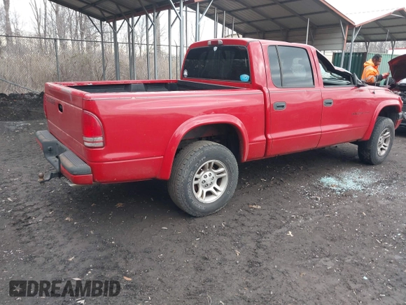 2002 Dodge Dakota Sport with VIN 1B7HG38N52S510495, listed as a IAAI auction lot 41694757 with 254,713 mi miles. Bid and sale history available at carsss.com. Image 4.
